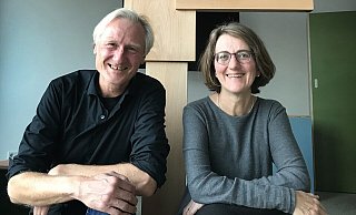 Pfarrer Stefan Salzmann und Susanna Matt-Windel vom Presbyterium leiten den Zukunftsprozess. - Jeanette Salzmann