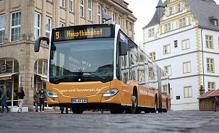 Padersprinter in der Paderborner Altstadt - Niklas Tüns