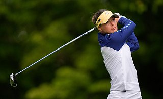 Die Hamburgerin Esther Henseleit gab ihr Debüt beim prestigeträchtigen Solheim Cup. - Chris Szagola/FR170982 AP/AP/dpa
