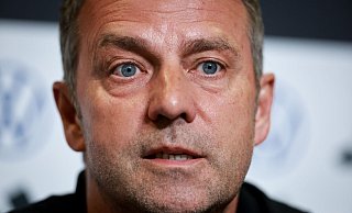 Bundestrainer Hansi Flick spricht vor dem Testspiel gegen Polen über Ilkay Gündogan. - Christian Charisius/dpa