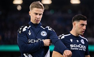 Sam Schreck hat seinen Vertrag bei Arminia Bielefeld verlängert. - Teresa Kroeger