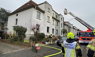 An der Ludwigstraße kommt es zu einem Wohnungsbrand. - Ralph Meyer