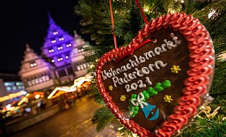 Der Paderborner Weihnachtsmarkt läuft noch bis zum 23. Dezember. - Niklas Tüns