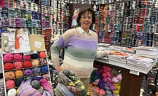 Für Doris Utermöhle bedeutet Stricken aus dem Alltag fliehen. - Jule Prietzel