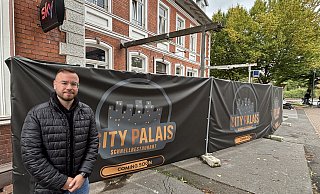 Aus dem Mangal wird das City Palais: Mert-Can Acikel bereitet alles für den Neustart des Restaurants in Versmold vor und knüpft damit an die Gastronomie-Tradition seiner Familie an. - Tasja Klusmeyer