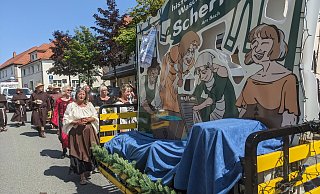 Der Gewerbeverein setzt den alten Waschplatz in Szene. - Burkhard Battran
