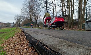 Nicht nur für Rollstuhlfahrer ist die Kante am Elsedamm eine Gefahr. - Sven Hauhart