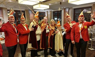 Delbrücks närrische Führungsriege des Karnevalsvereins Eintracht ist voller Vorfreude auf die anstehende Session. - Regina Brucksch