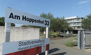 Der Verwaltungsstandort Am Hoppenhof ist einer der Arbeitsplätze für viele Mitarbeitende der Paderborner Stadtverwaltung. (Archivbild) - Markus Freckmann