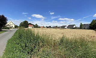 Eine Klimasiedlung soll an der Brinkstraße in Mennighüffen entstehen. - Dirk Windmöller