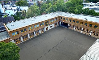 Der Löschzug Gütersloh der Freiwilligen Feuerwehr ist in der Friedrich-Ebert-Straße zu Hause. Der Standort ist etwas in die Jahre gekommen. - Andreas Frücht