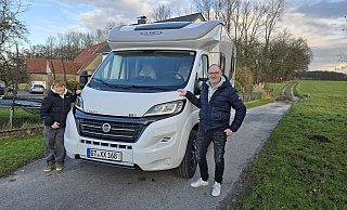 Max Glockner und Sohn Henry lieben Urlaub mit dem Wohnmobil. Ihre Camper überlassen sie gerne auch anderen Campingfans. - Silke Derkum-Homburg