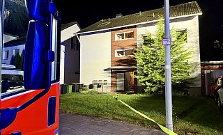 Im Wohnzimmer einer Wohnung im ersten Obergeschoss hatte sich das Feuer entzündet. - Ralph Meyer