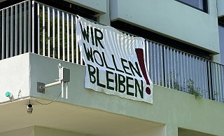 Stiller Widerstand: Mit diesen Plakaten zeigen die Studierenden der TH OWL in Höxter Flagge gegen das Standort-Aus. - Ralf T. Mischer