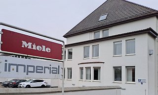 Die Verwaltung von Miele/Imperial an der Borriesstraße/Miele-Straße. - Peter Heidbrink