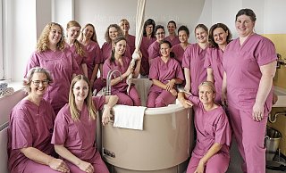 Inka Krohn, Hebamme und pflegerische Gesamtleitung des Zentrums für Frauenheilkunde, war mit ihrem Team maßgeblich an der Gestaltung der „kleinStadt" beteiligt. - EVK Lippstadt