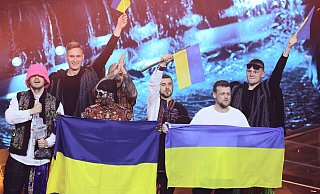 Wie erwartet: Das Kalush Orchestra aus der Ukraine hat den ESC gewonnen. - Foto: Jens Büttner/dpa