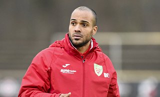 David Odonkor, hier als Trainer des TuS Dornberg. - Christian Weische