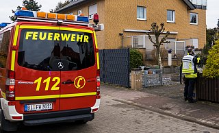Die Feuerwehr rückte in den Süden Bielefelds aus. - Christian Mathiesen