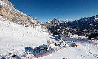 In Cortina d\\\'Ampezzo soll das Deutsche Haus bei den Winterspielen 2026 stehen. - Alessandro Trovati/AP/dpa