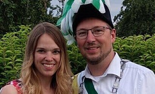 Christoph und Anna Michels sind das neue Königspaar der Dösseler Schützen. - Schützen Dössel