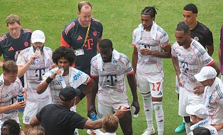 Bei der Club-WM im Sommer sorgten nasse Handtücher für Abkühlung. - Marta Lavandier/AP/dpa