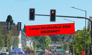 Corona ist schuld: Am kommenden Wochenende darf das "Lange-Straßenfest" nicht gefeiert werden. - Stadt Spenge