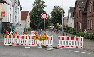 Seit Mittwoch ist die Prinzenstraße wegen Sanierungsarbeiten dicht. Die Umleitung sorgt für Verwirrung. - Nicole Hille-Priebe