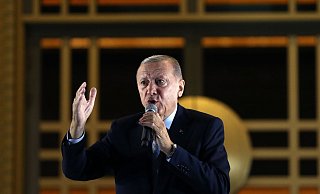 Der türkische Präsident Recep Tayyip Erdogan bleibt weitere fünf Jahre im Amt. - Mustafa Kaya/Handout/XinHua/dpa