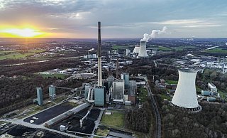 Dieses Kraftwerk in Lünen soll am Sonntag ab 10.30 Uhr gesprengt werden. - Hagedorn