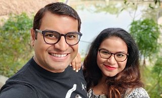 Roheil und Asha Aslam leben in Bangalore, der drittgrößten Stadt Indiens. Das Paar steht aktuell unter Hausarrest.  - privat