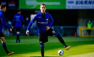 SCP-Winterneuzugang Nicolas Bürgy hätte wohl am Freitag sein Debüt für Paderborn gefeiert. Doch der Schweizer Innenverteidiger ist verletzt. - Besim Mazhiqi