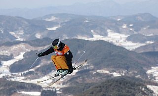 Deutschlands beste Ski-Freestylerin Muriel Mohr erlitt bei der WM einen Kreuzbandriss. - Hu Huhu/XinHua/dpa