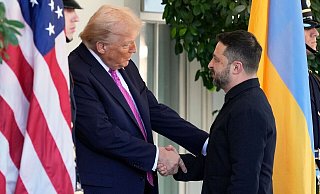 Trump appelliert an Russland und die Ukraine. - Alex Brandon/AP/dpa