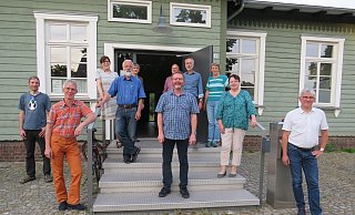 Die Rahdener Grünen stellten ihr Team für die Ratswahl am 13. September vor. - Joern Spreen-Ledebur