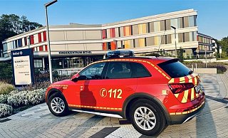 In Windeseile waren die Feuerwehren und der Einsatzleiter vor Ort in Bethel. - Barbara Franke