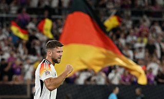 Niclas Füllkrug will 2025 nach längerer Verletzung wieder Tore im Nationaltrikot bejubeln, so wie zuletzt im vergangenen September gegen Ungarn. - Federico Gambarini/dpa