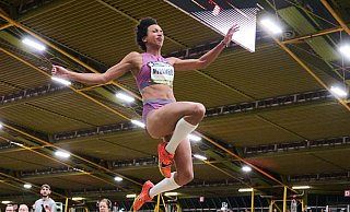 Gut beim Comeback: Malaika Mihambo. - Bernd Thissen/dpa