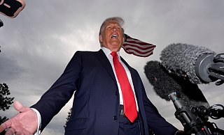 Trump äußert sich zum Tod von Robert Redford. - Alex Brandon/AP/dpa