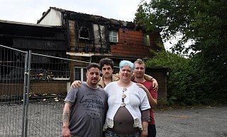 In Schutt und Asche hat das Feuer das Heim der Familie Siefert gelegt. - Andreas Eickhoff