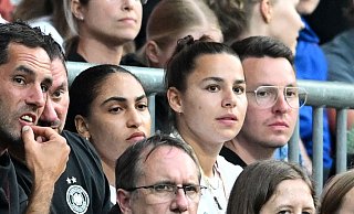 Bisher nur Zuschauerin bei den DFB-Frauen: Lena Oberdorf - Carmen Jaspersen/dpa