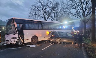 50 Schulkinder befanden sich im Bus. - Jan Henning Rogge