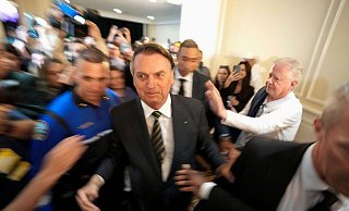 Der ehemalige brasilianische Präsident Jair Bolsonaro hält sich derzeit in Florida auf. - Rebecca Blackwell/AP/dpa