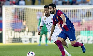 Wählte nach Barcelonas Niederlage gegen Real kritische Worte: Ilkay Gündogan. - Gerard Franco/DAX via ZUMA Press Wire/dpa