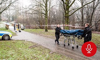 In einem Park in Stieghorst entdeckte eine Spaziergängerin die Leiche eines Mannes. - Christian Mathiesen