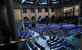 Die Debatte über Abtreibungen im Bundestag lief hoch emotional. - Carsten Koall/dpa