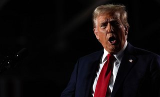 Trump ist für seine aggressive Rhetorik bekannt. (Archivbild) - Julia Demaree Nikhinson/AP/dpa