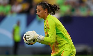 Bei Torhüter Maria Luisa Grohs vom FC Bayern ist ein bösartiger Tumor diagnostiziert worden. - Robert Michael/dpa