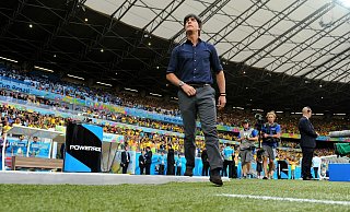 Unter dem damaligen Bundestrainer Joachim Löw gelang der Nationalmannschaft bei der WM 2014 ein 7:1 Sieg gegen Brasilien. - Thomas Eisenhuth/dpa