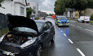 Am Freitagmittag hat es auf der Oldentruper Straße in Bielefeld einen Verkehrsunfall gegeben. - Jens Reichenbach